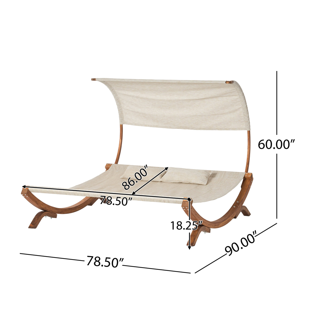 DREXON 90" Sunbed