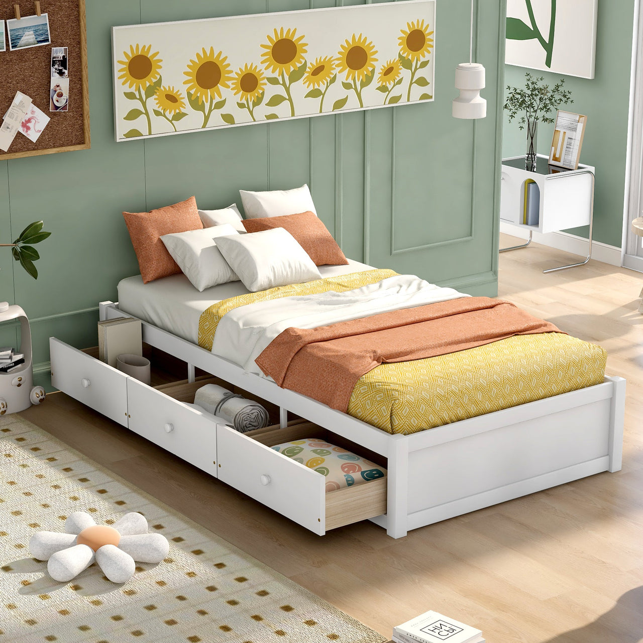 TALVEX 78" Wood Bed