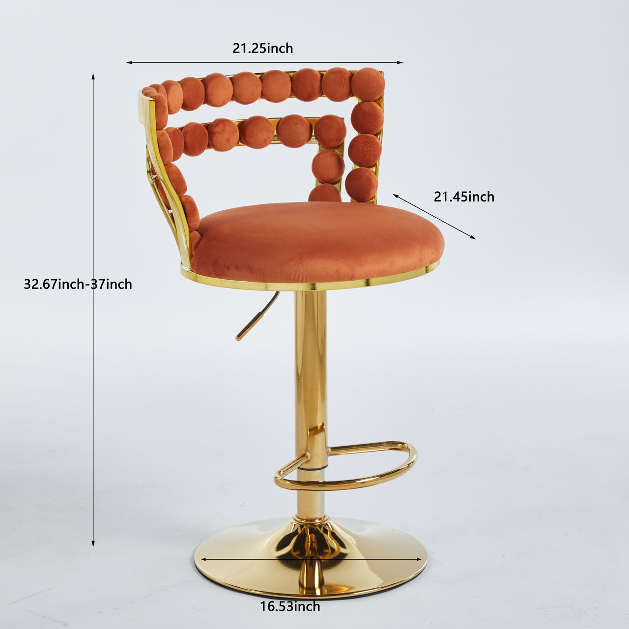 KYLNEX 21" Bar Chair Set Of 2
