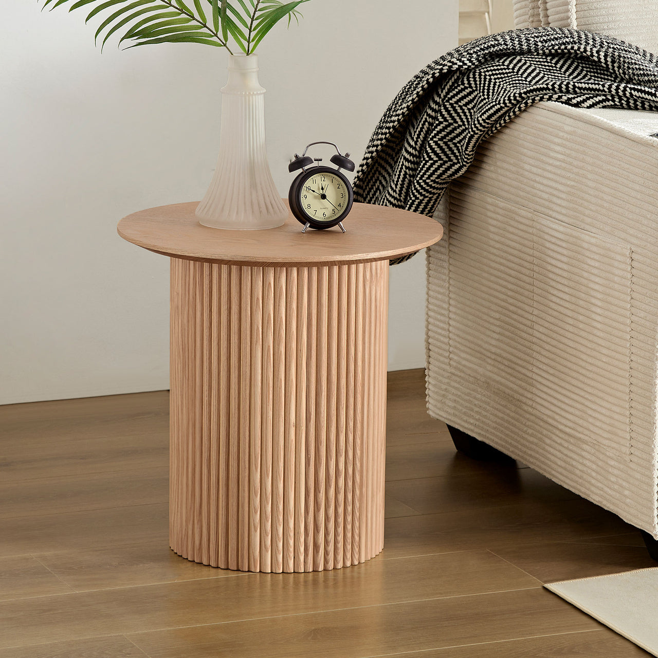 RHEA Fluted Side Table