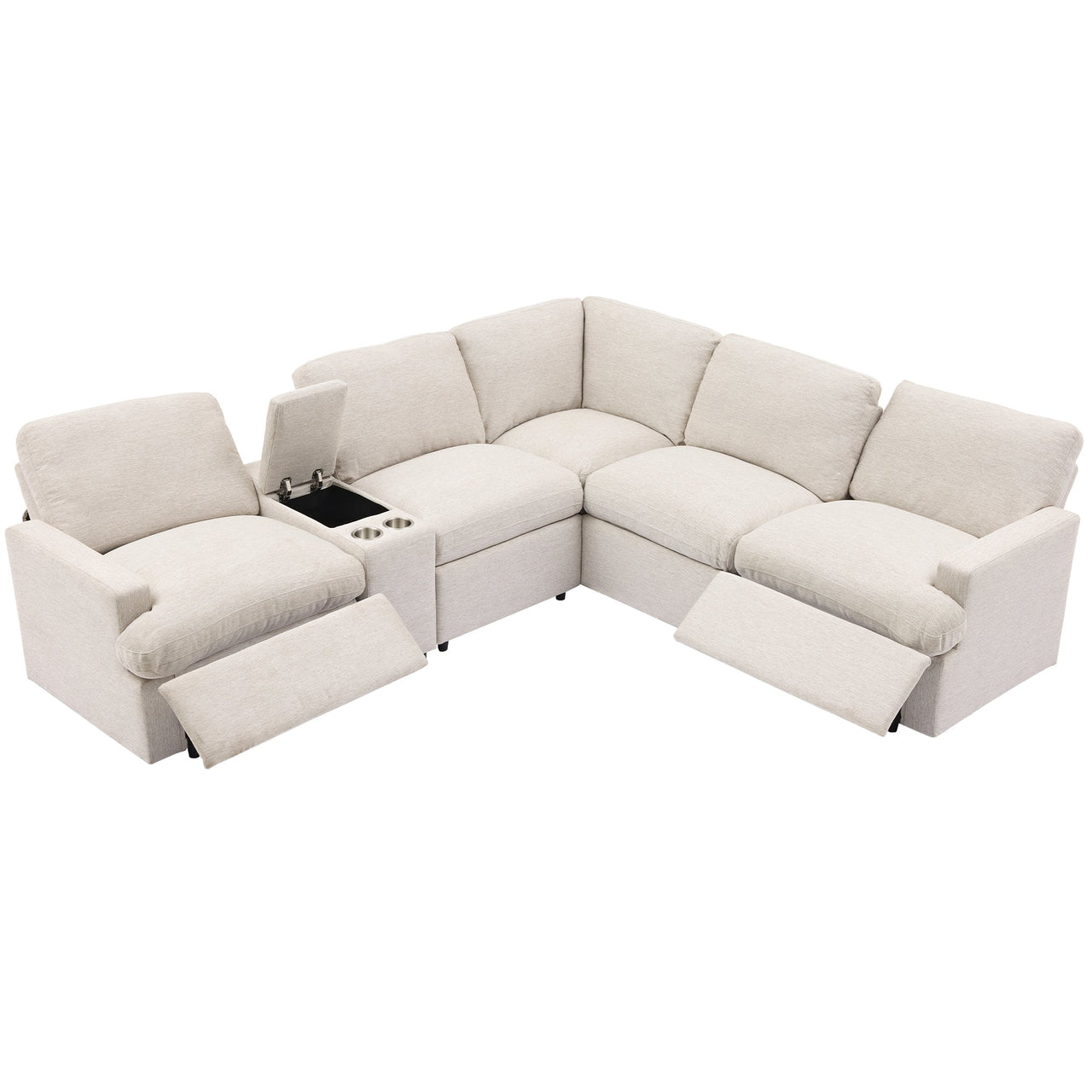 XAVORA 104" Sectional Sofa