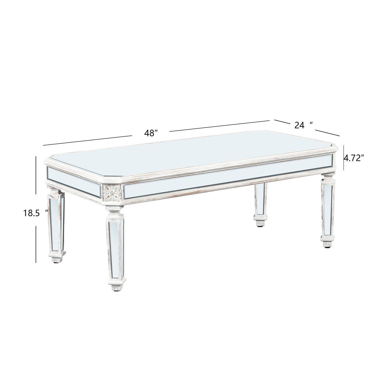 BOLVEX 48" Coffee Table