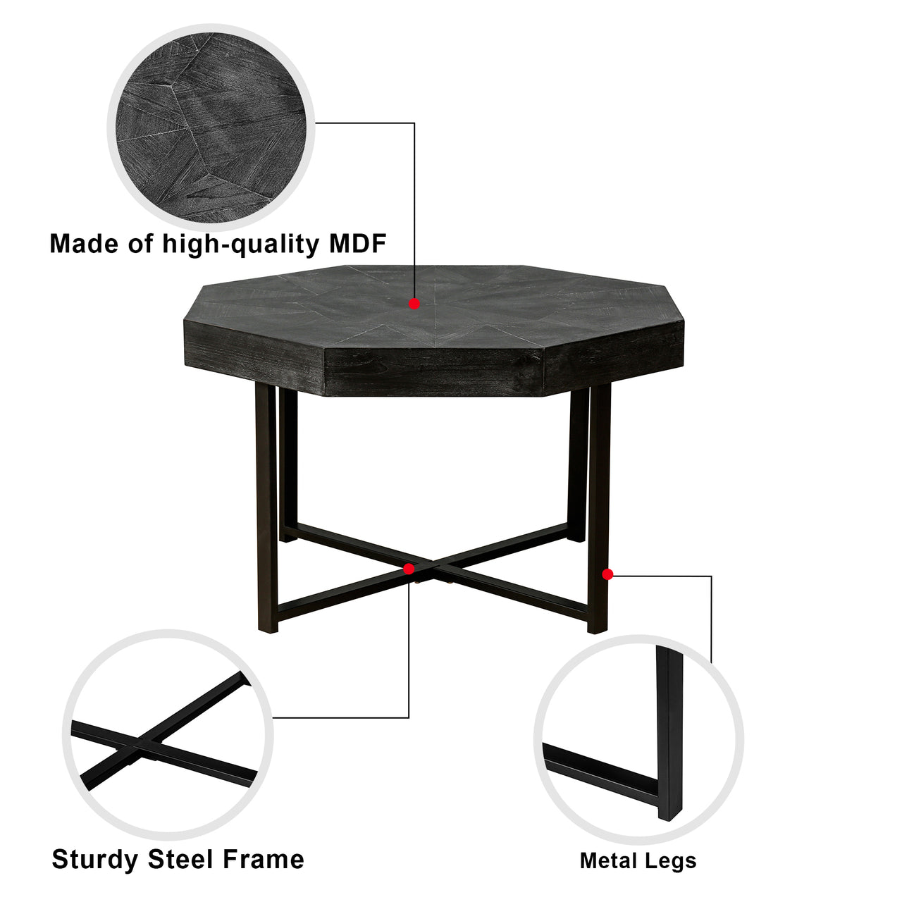 ORBIVIA 29" Coffee Table