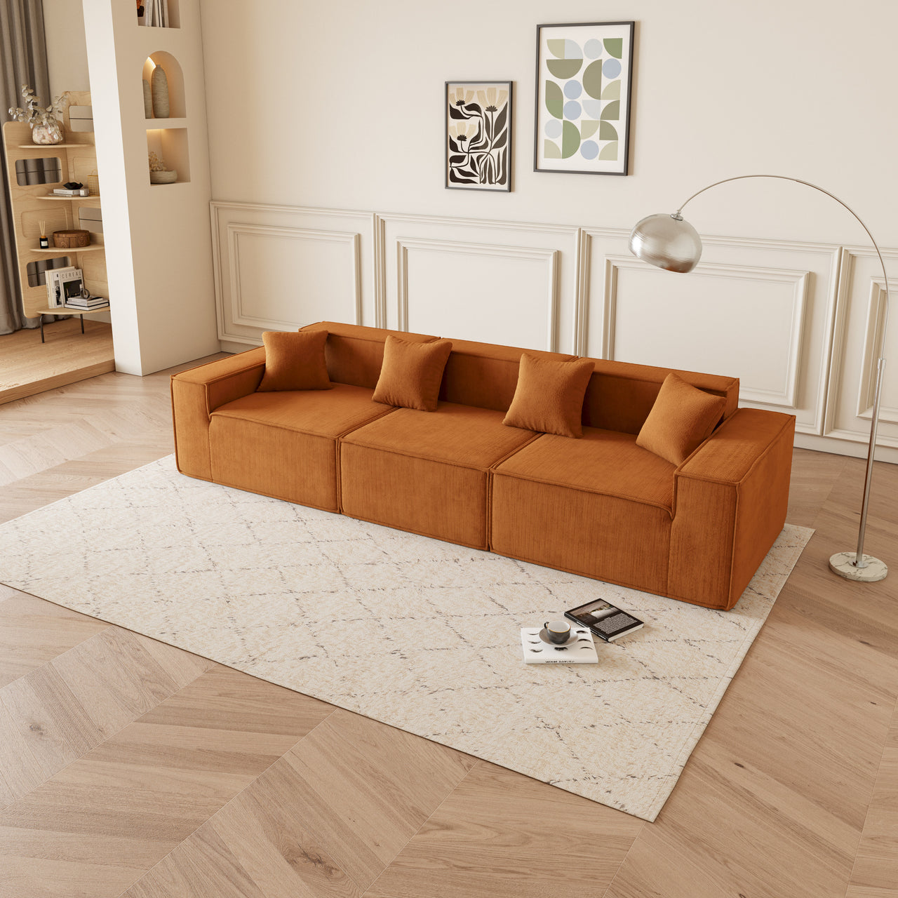 EDEN Corduroy Modular Sectional