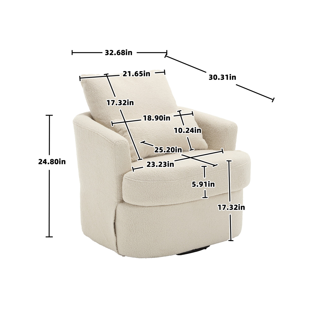 SIENA 33" Chair