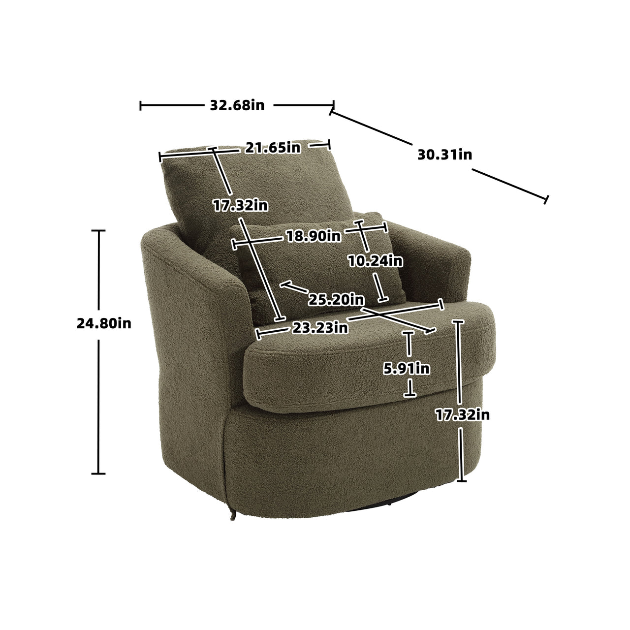 SIENA 33" Chair