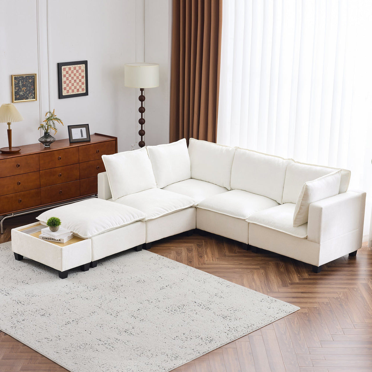 OPHYLEX 90" Sectional Sofa