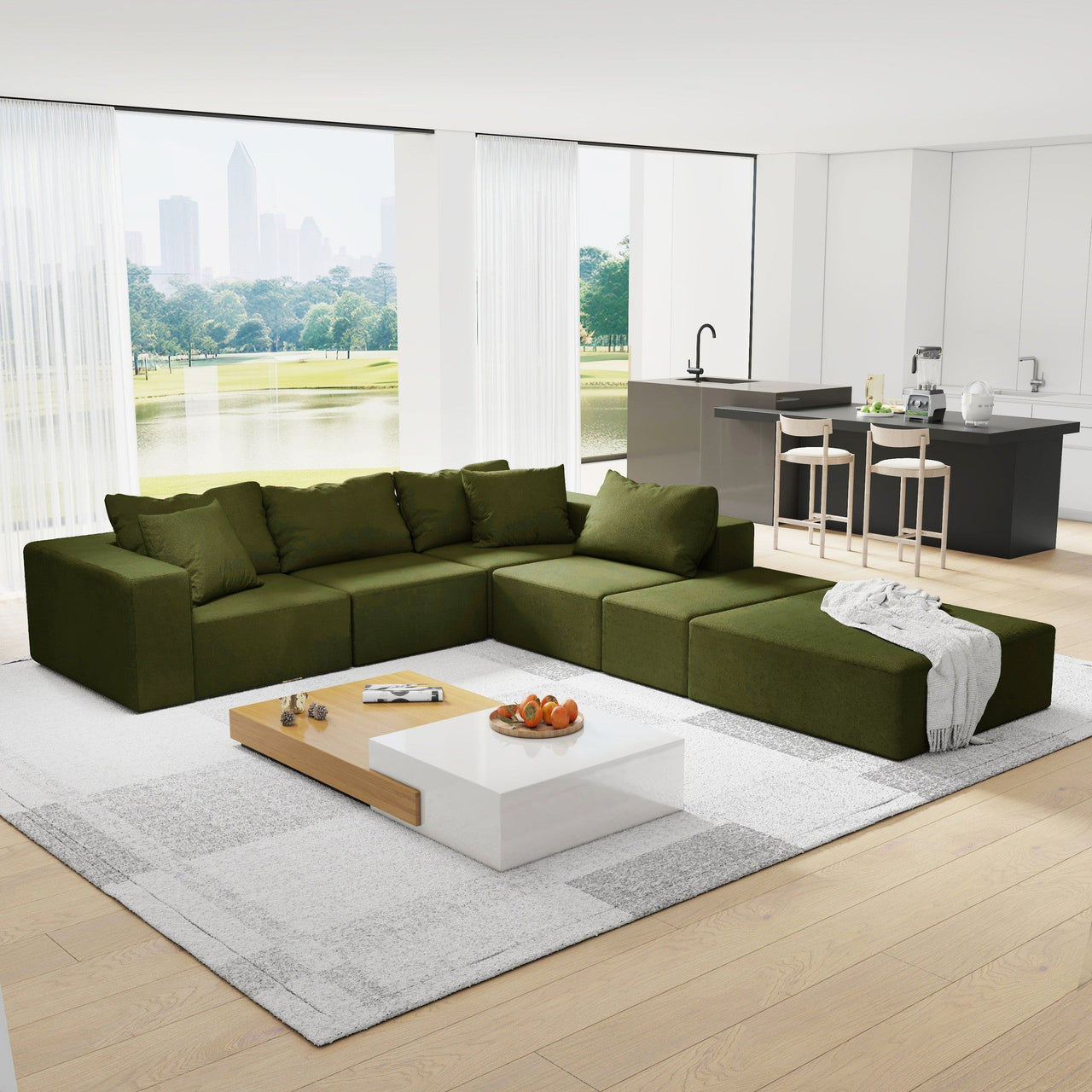 EVELYN 132" Sectional Sofa