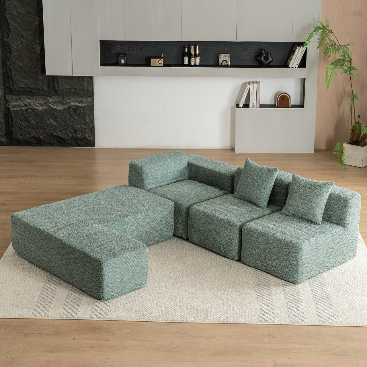 MORVIXA 117" Sectional Sofa