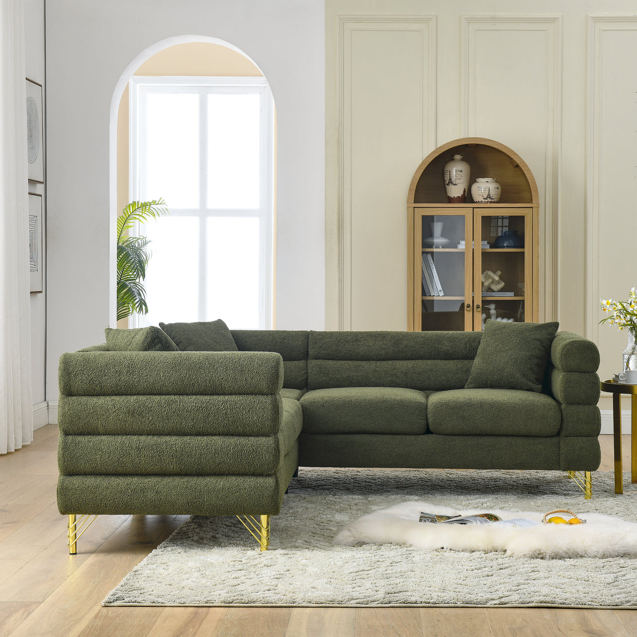 GAVIN 81" Oversized Corner Sofa