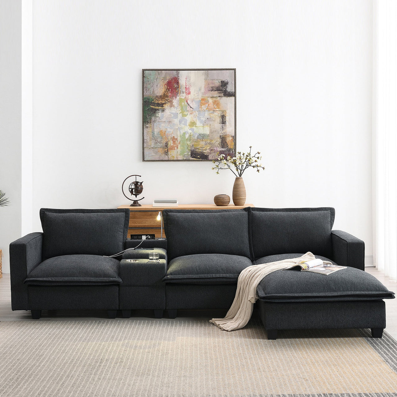 AXOVAR 109" Sectional Sofa