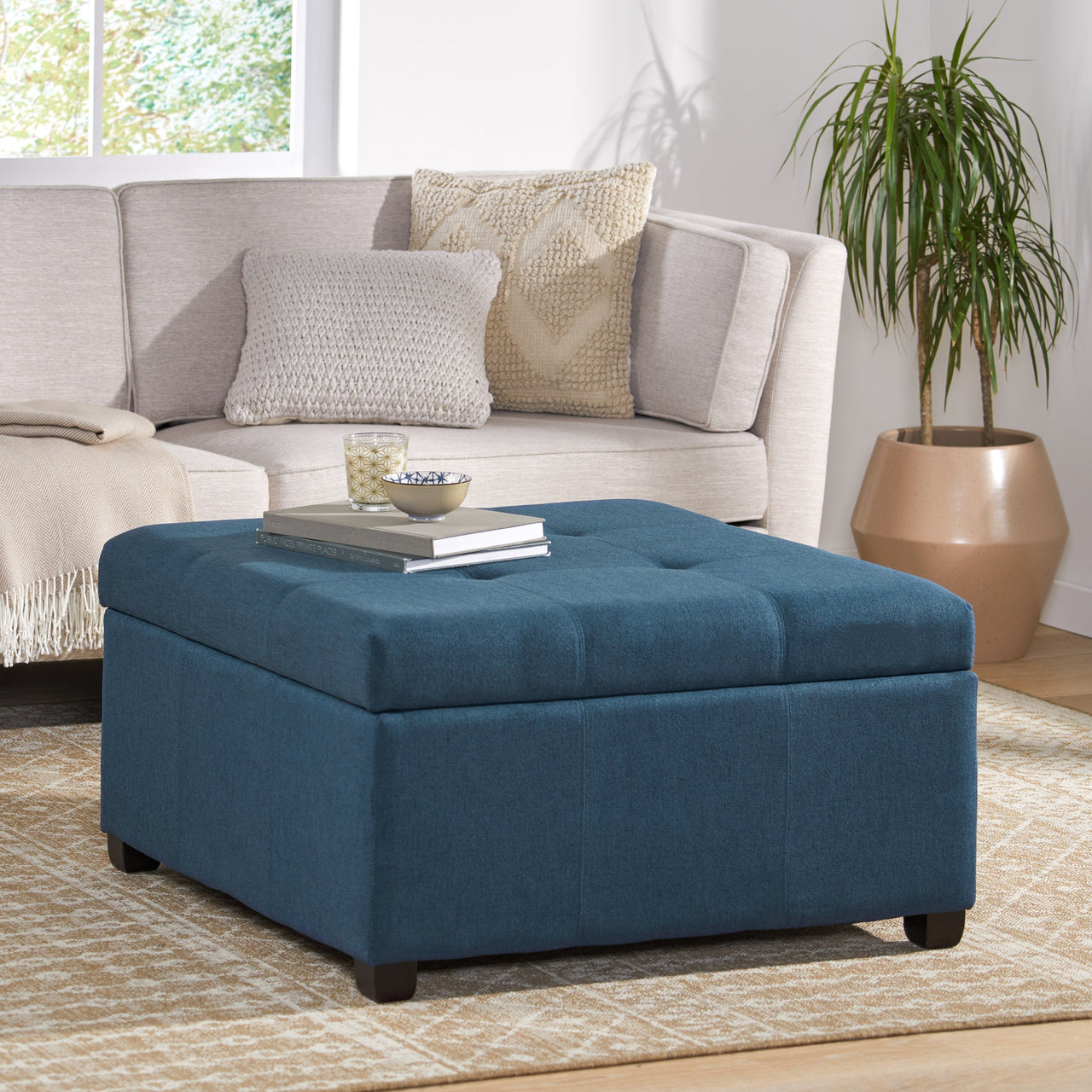 DREXOVA 35" Storage Ottoman