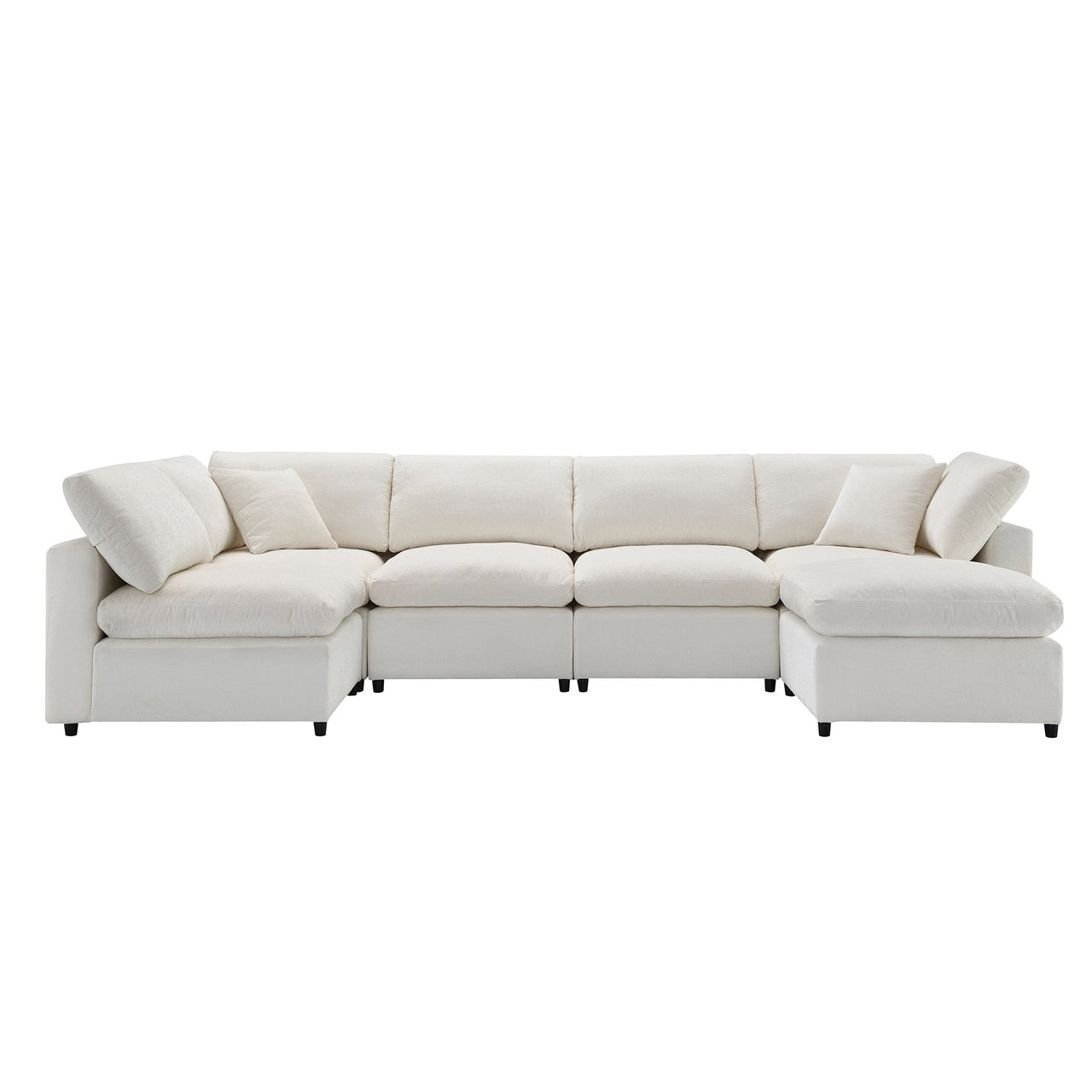 DEVROX 130" Sectional Sofa