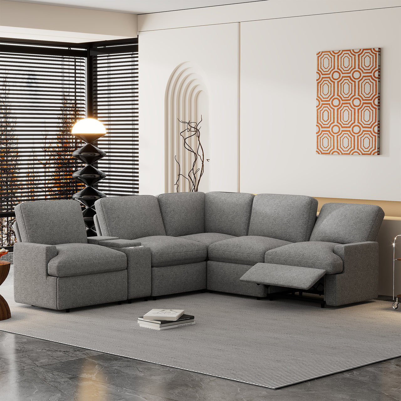 XAVORA 104" Sectional Sofa