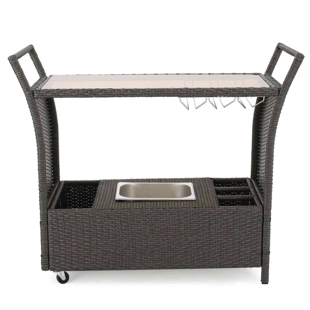 XURLEX 44" Bar Cart