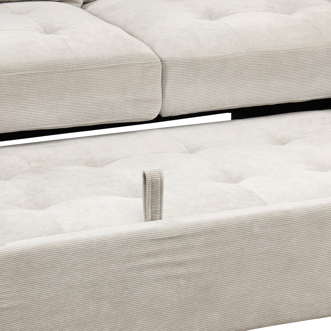 JOVIRAN 85" Sectional Sofa