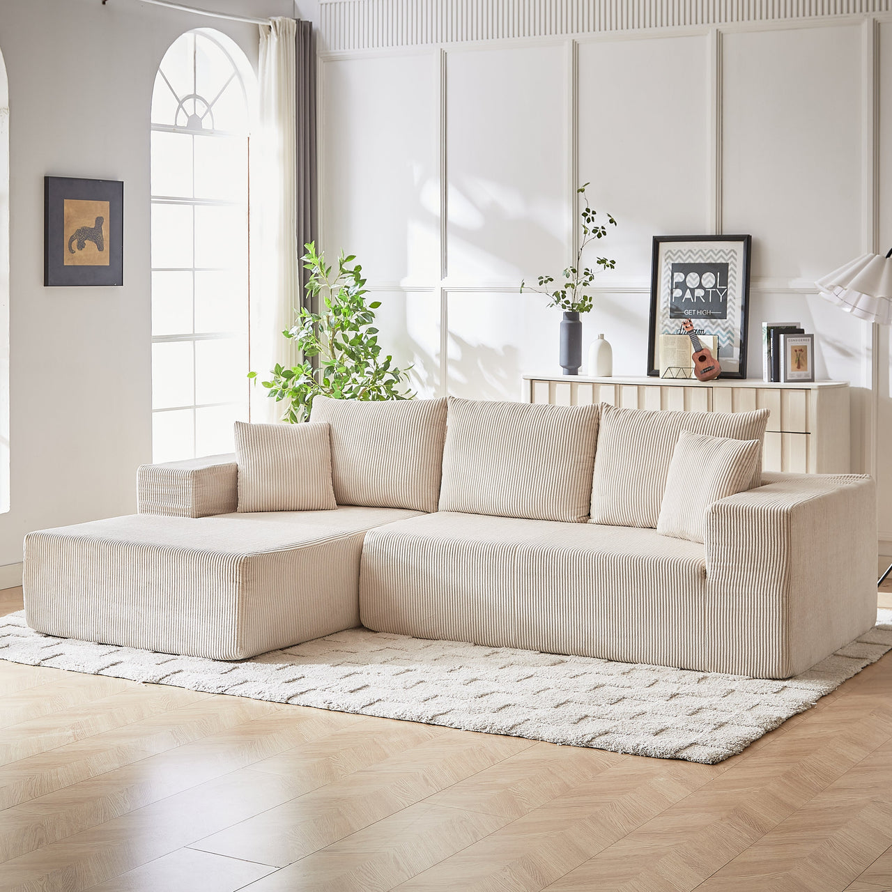 DORIAN 110" Sectional Sofa