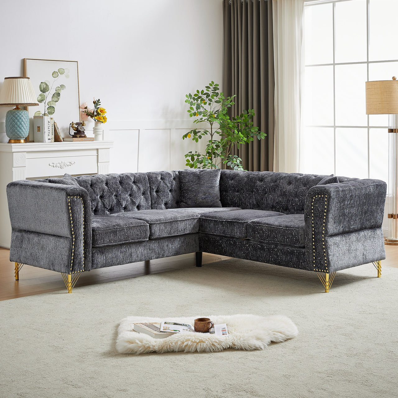 DAPHNE 81" Corner Sofa