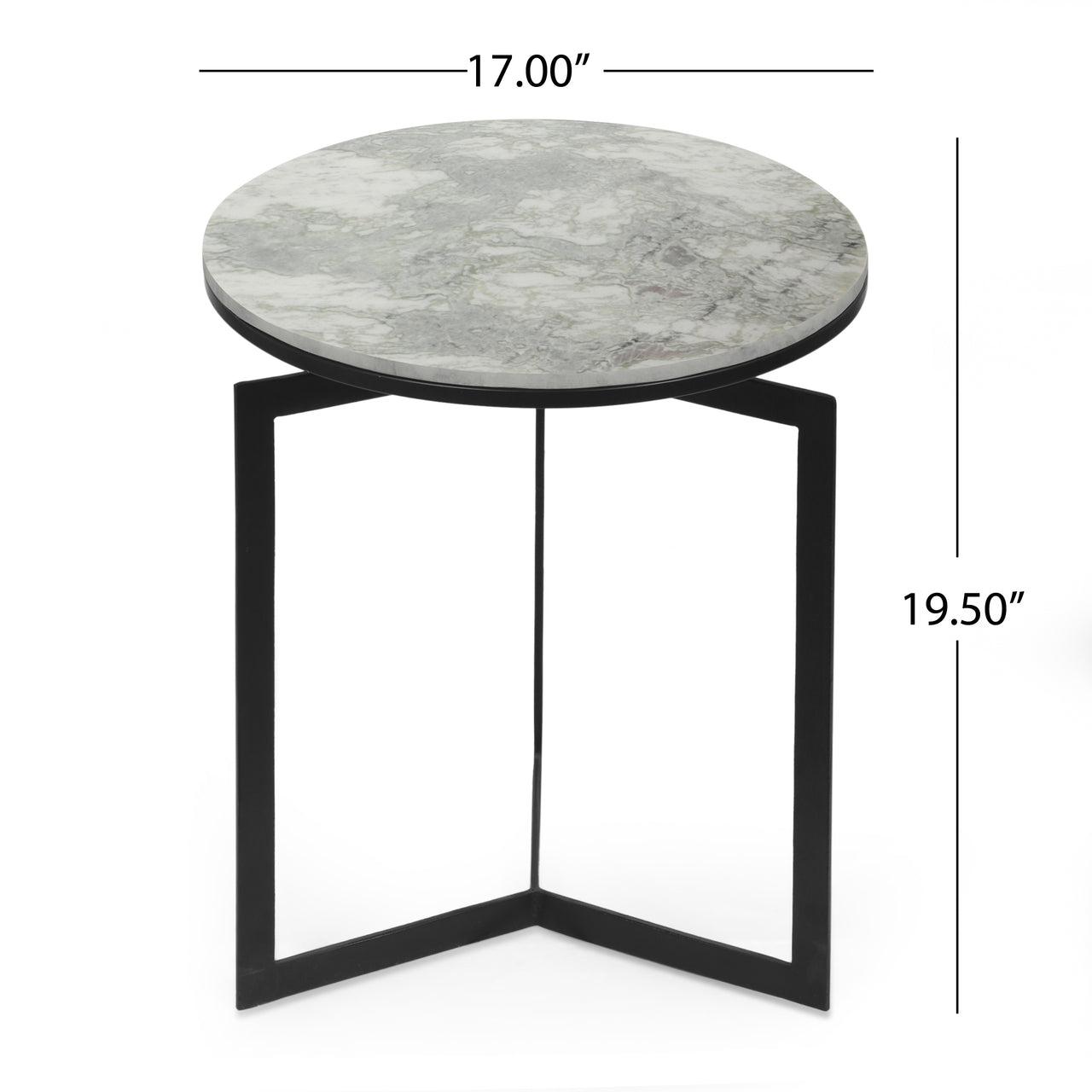 XEVORA 17" Side Table