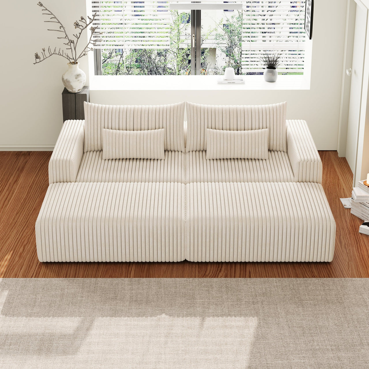 ERIS 102" Oversized Sectional Lounge Chaise