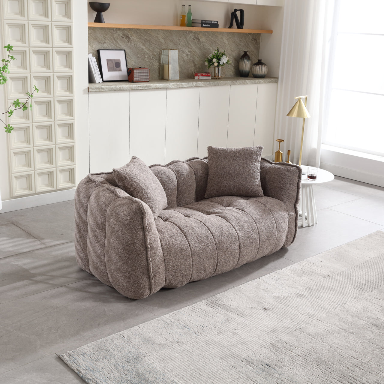 ALINA 66" Bean Bag Loveseat