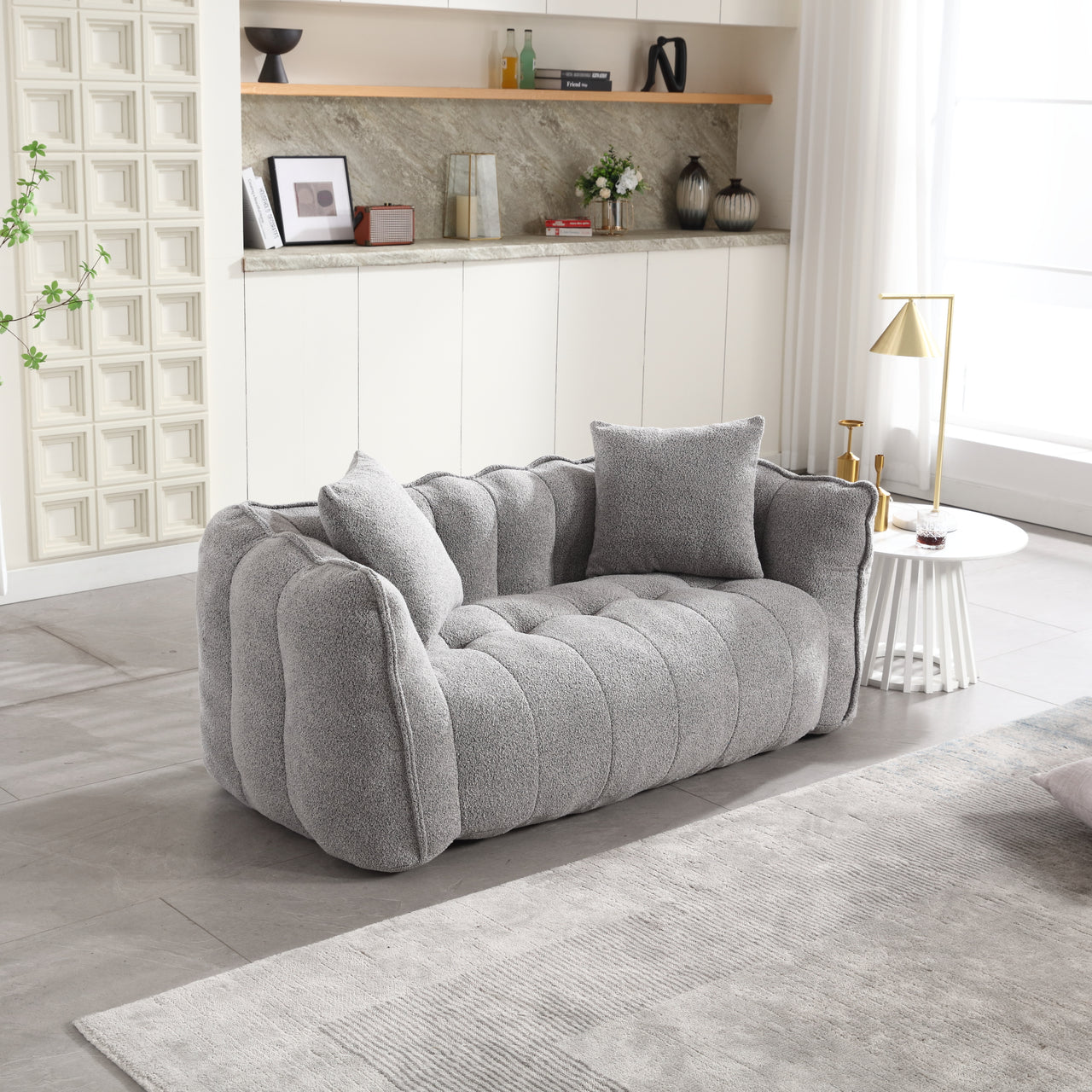 ALINA 66" Bean Bag Loveseat