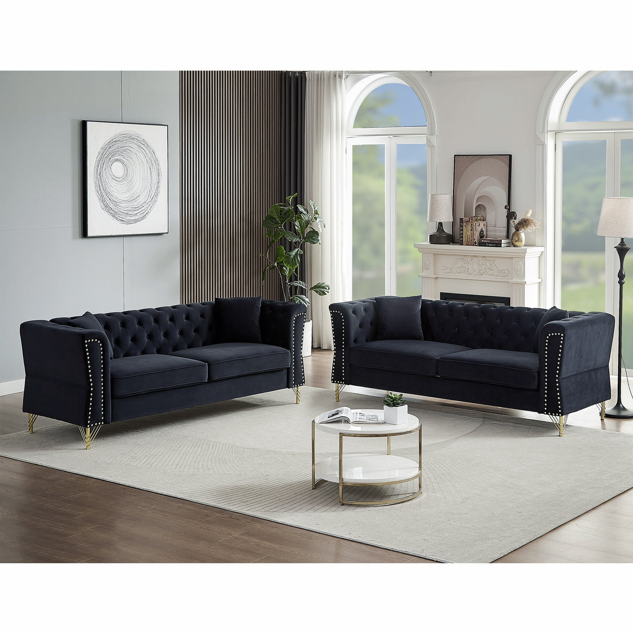 DAPHNE Chesterfield Sofa Set