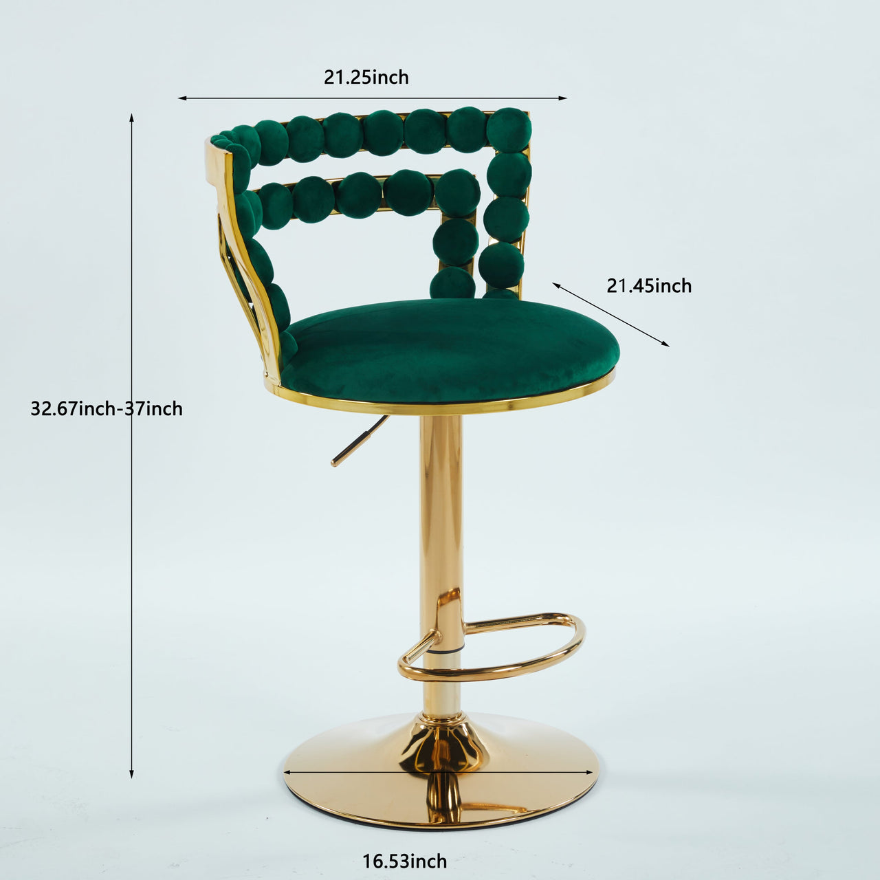 KYLNEX 21" Bar Chair Set Of 2
