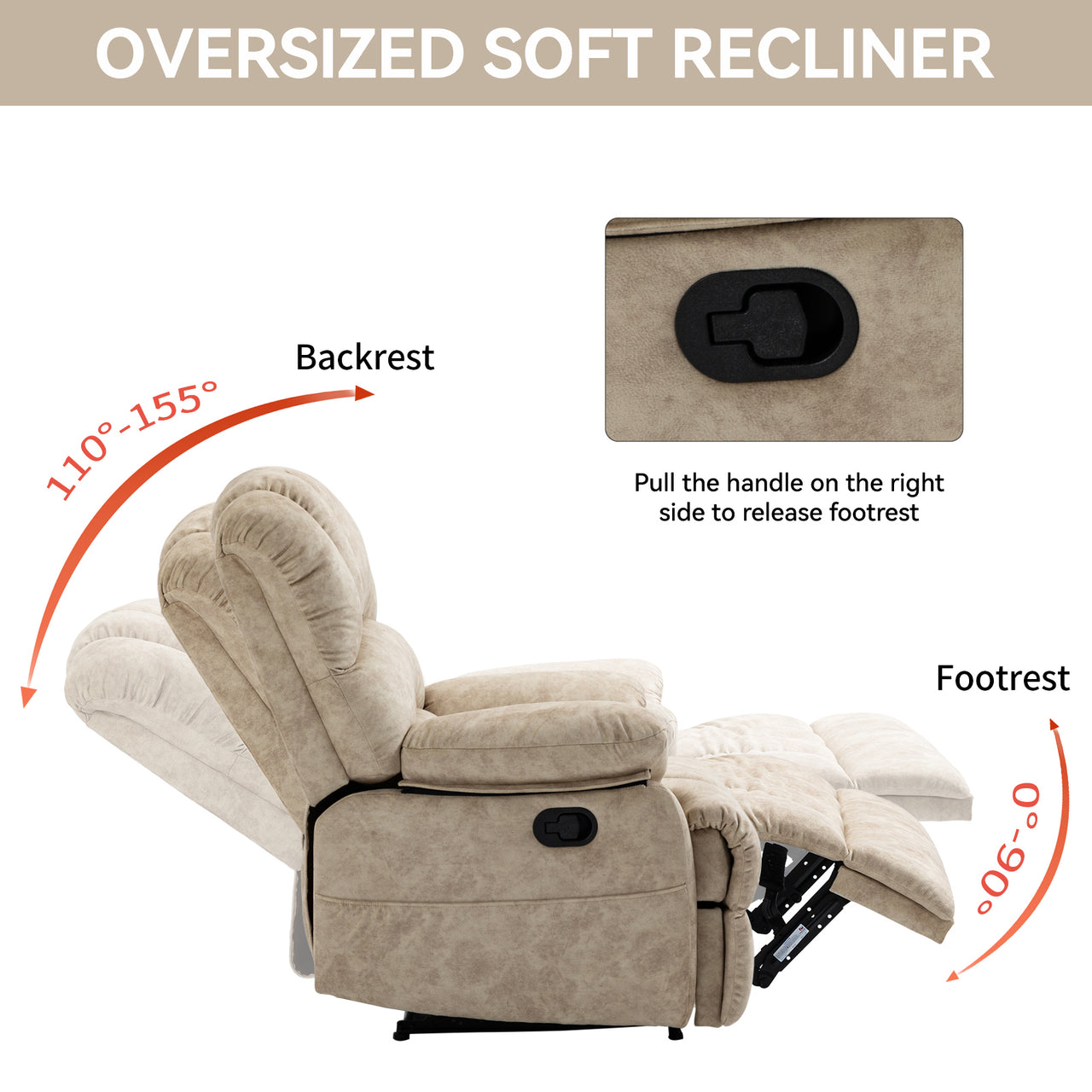 COZYLift 40" Manual Recliner - 0136