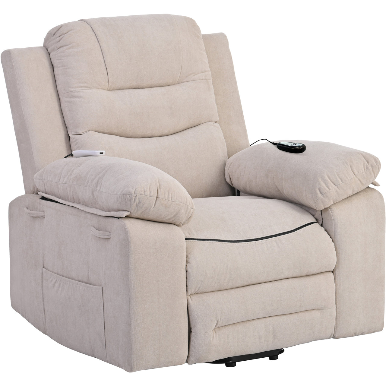 BRYVEX 38" Recliner Chair with Heat Massage