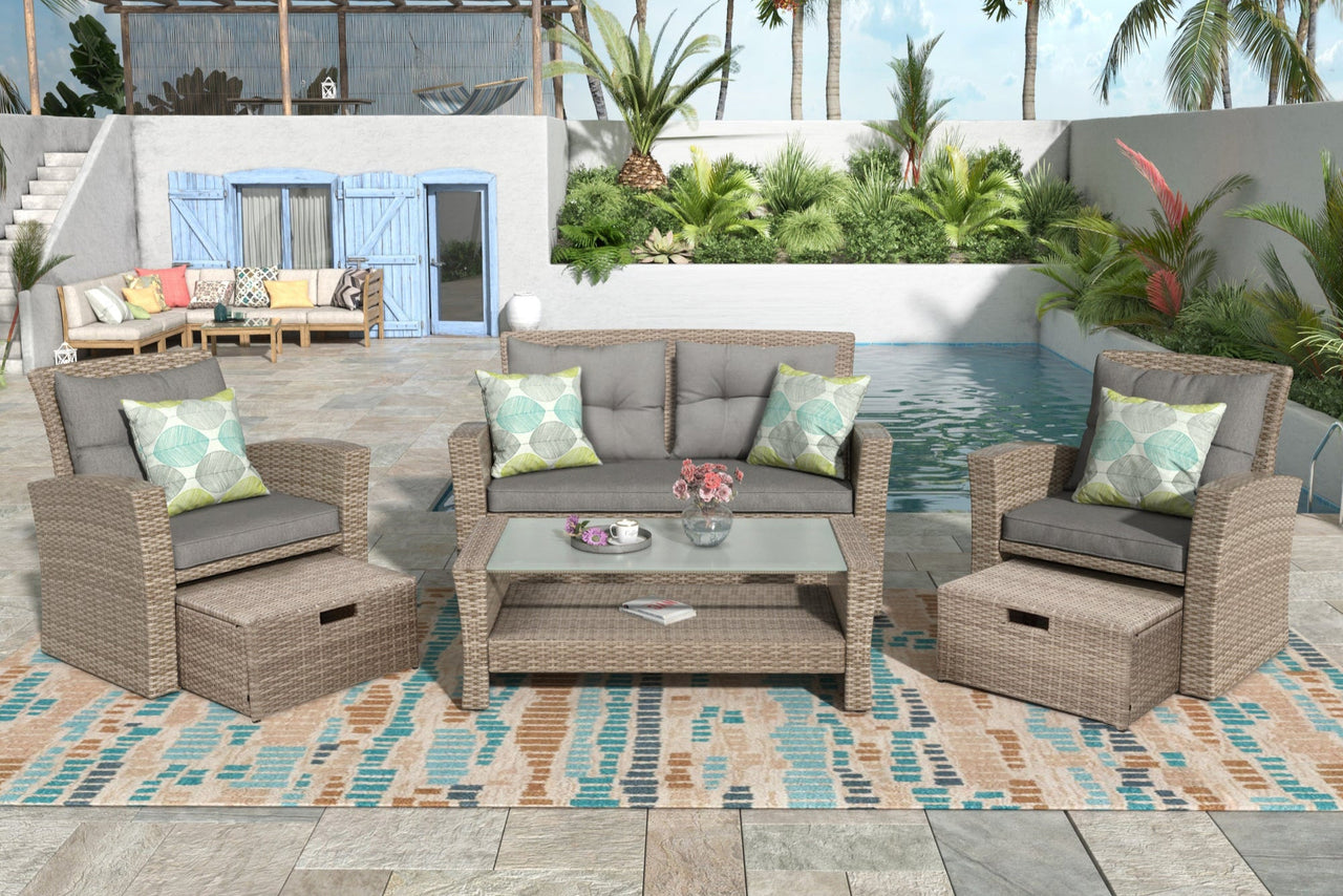 BRYVON 50" Outdoor Sectional Sofa