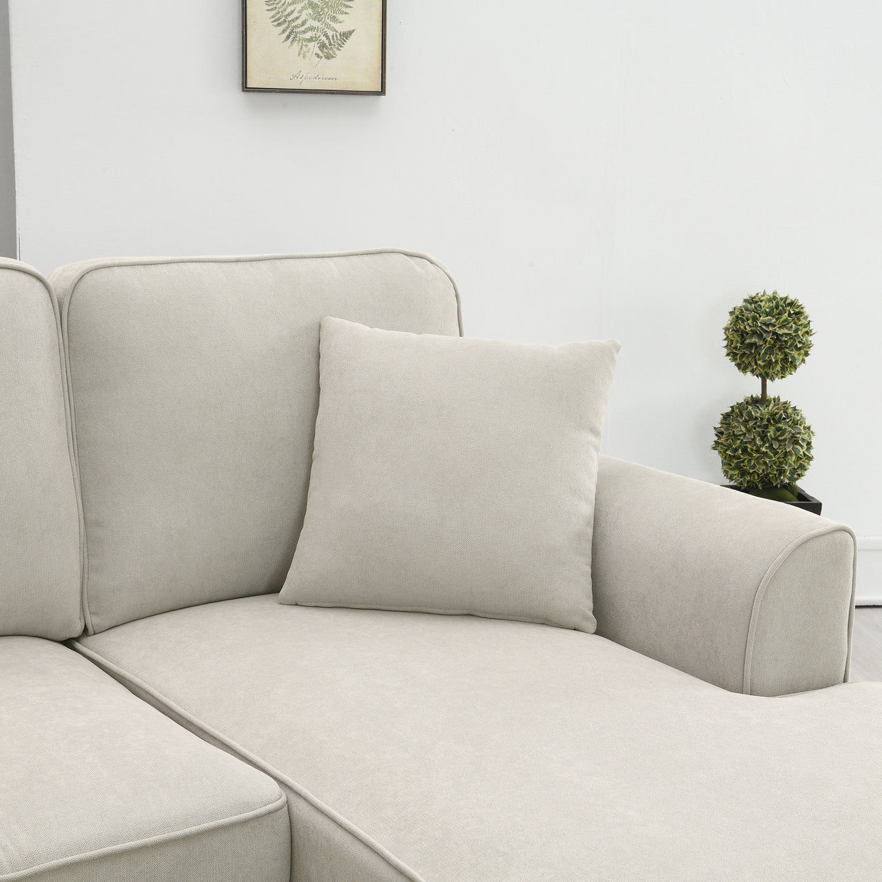 JORIVA 108" Sectional Sofa