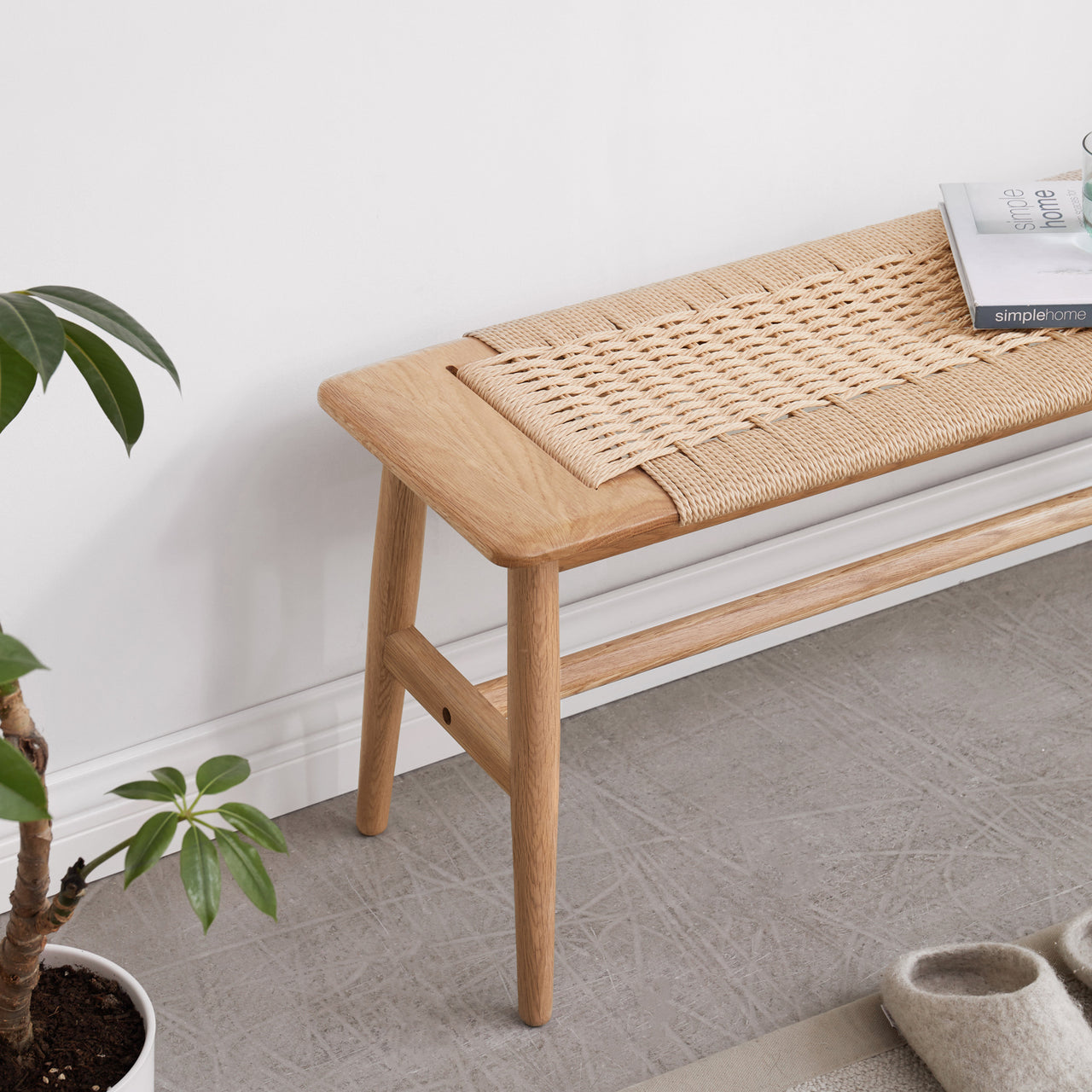 SERENO 32" Wood Bench