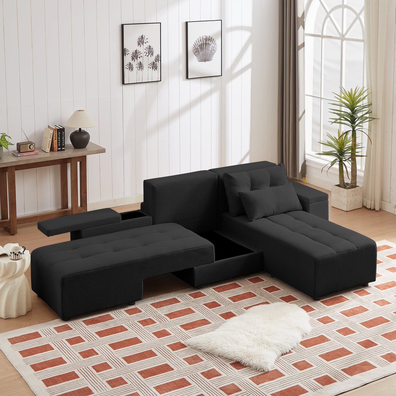 ZINNIA Convertible 3 in 1 Sleeper Sofa