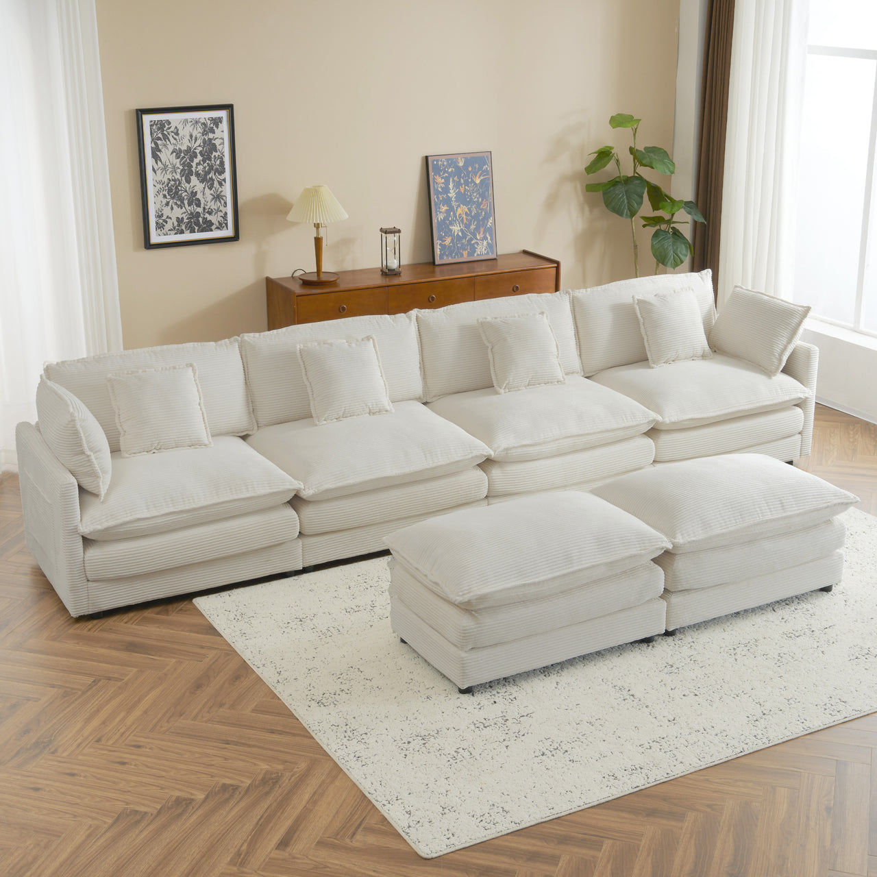 ZENVORIS 150" Sectional Sofa