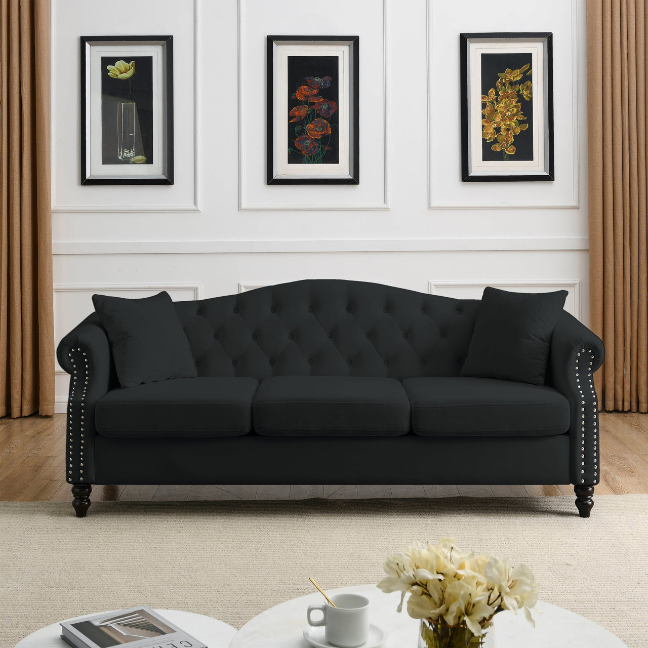 SYLVIE 80" Sofa Set