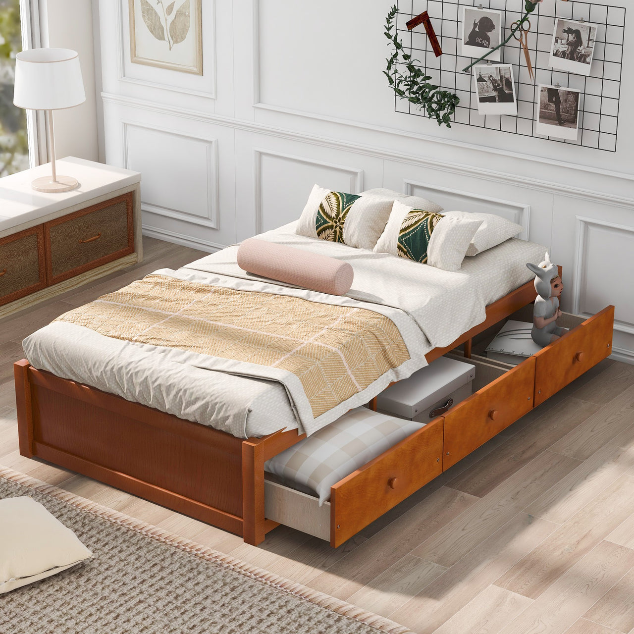 TALVEX 78" Wood Bed