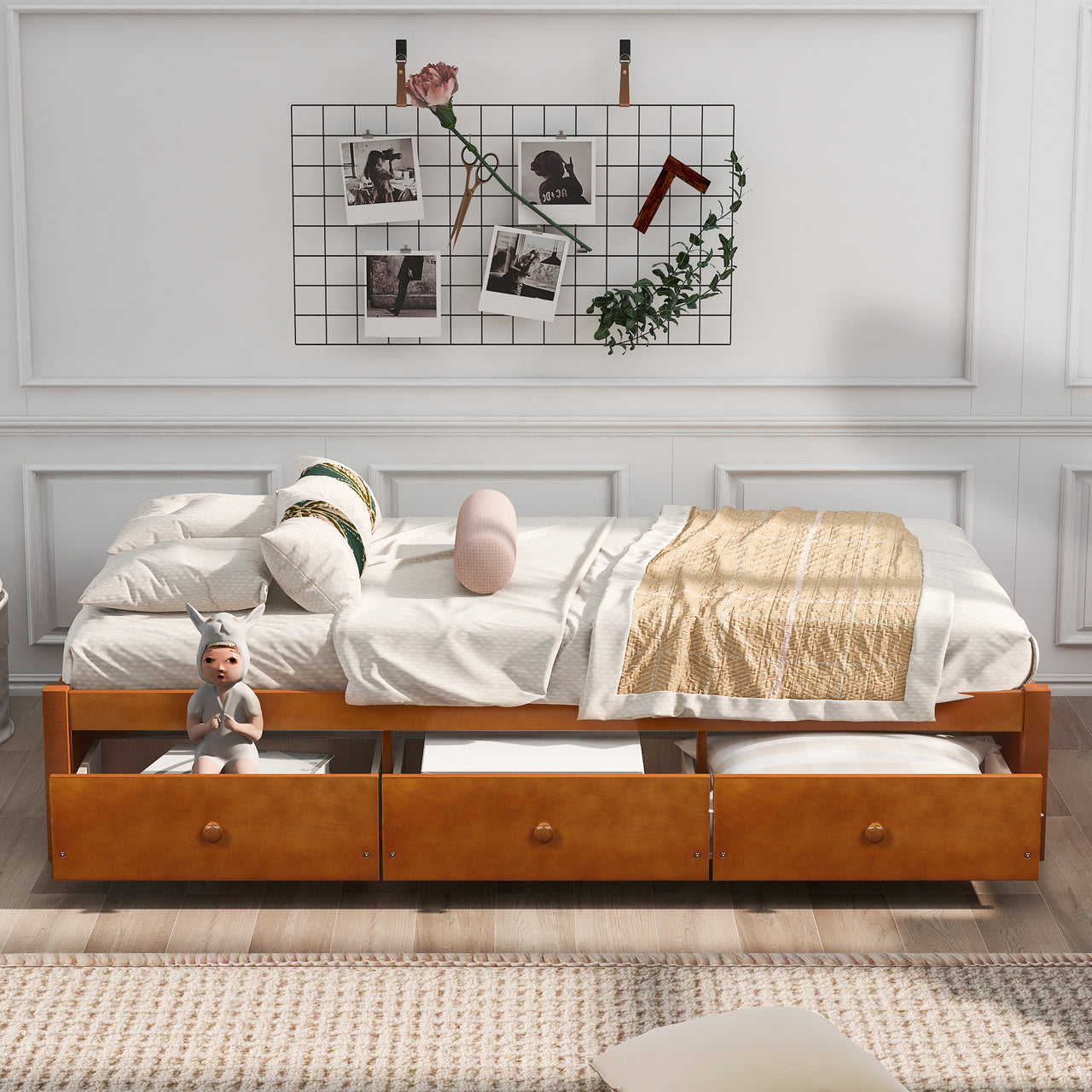 TALVEX 78" Wood Bed