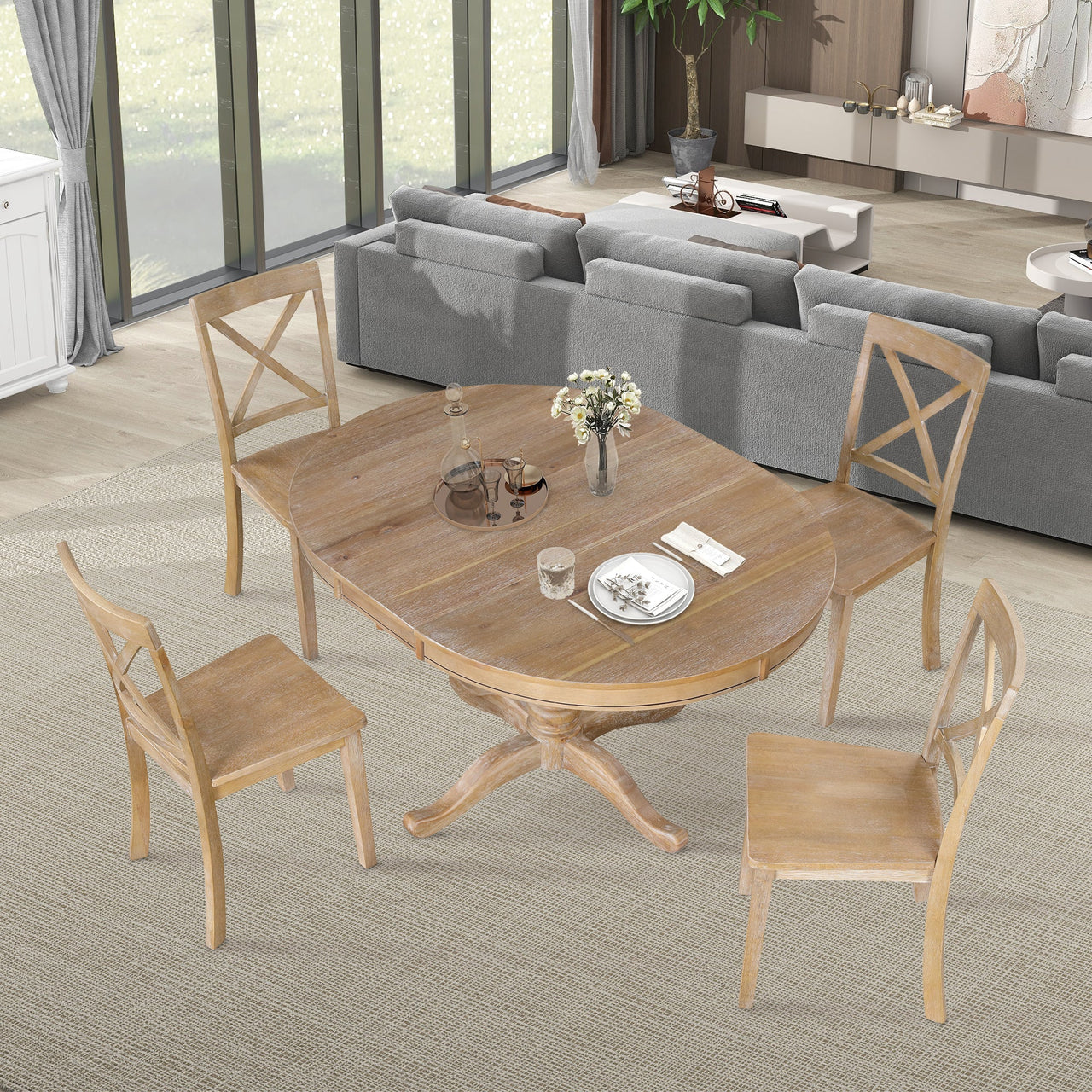 QUILVEX Dining Table Set