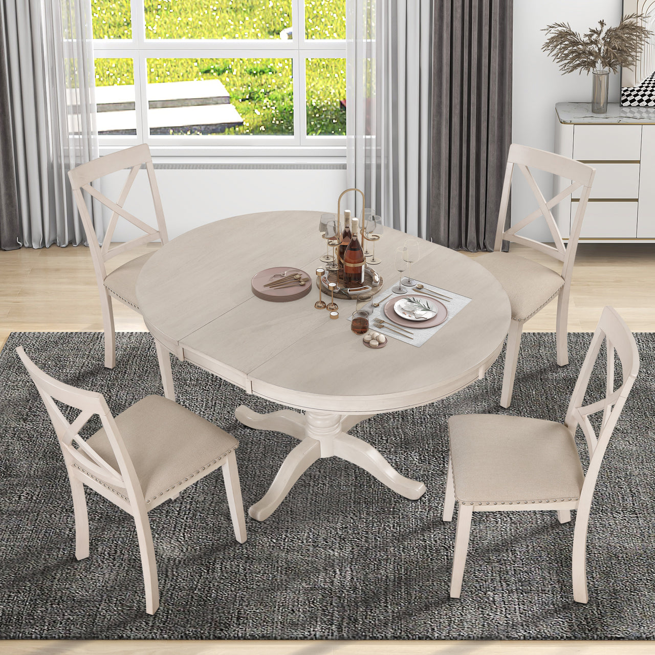 QUILVEX Dining Table Set