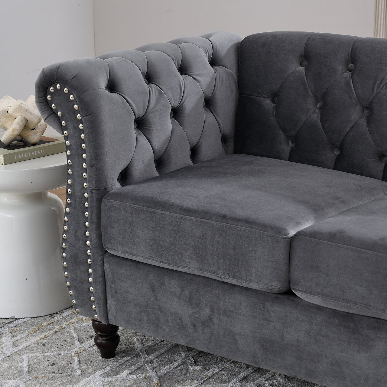 ROSALIND 59" Chesterfield Loveseat