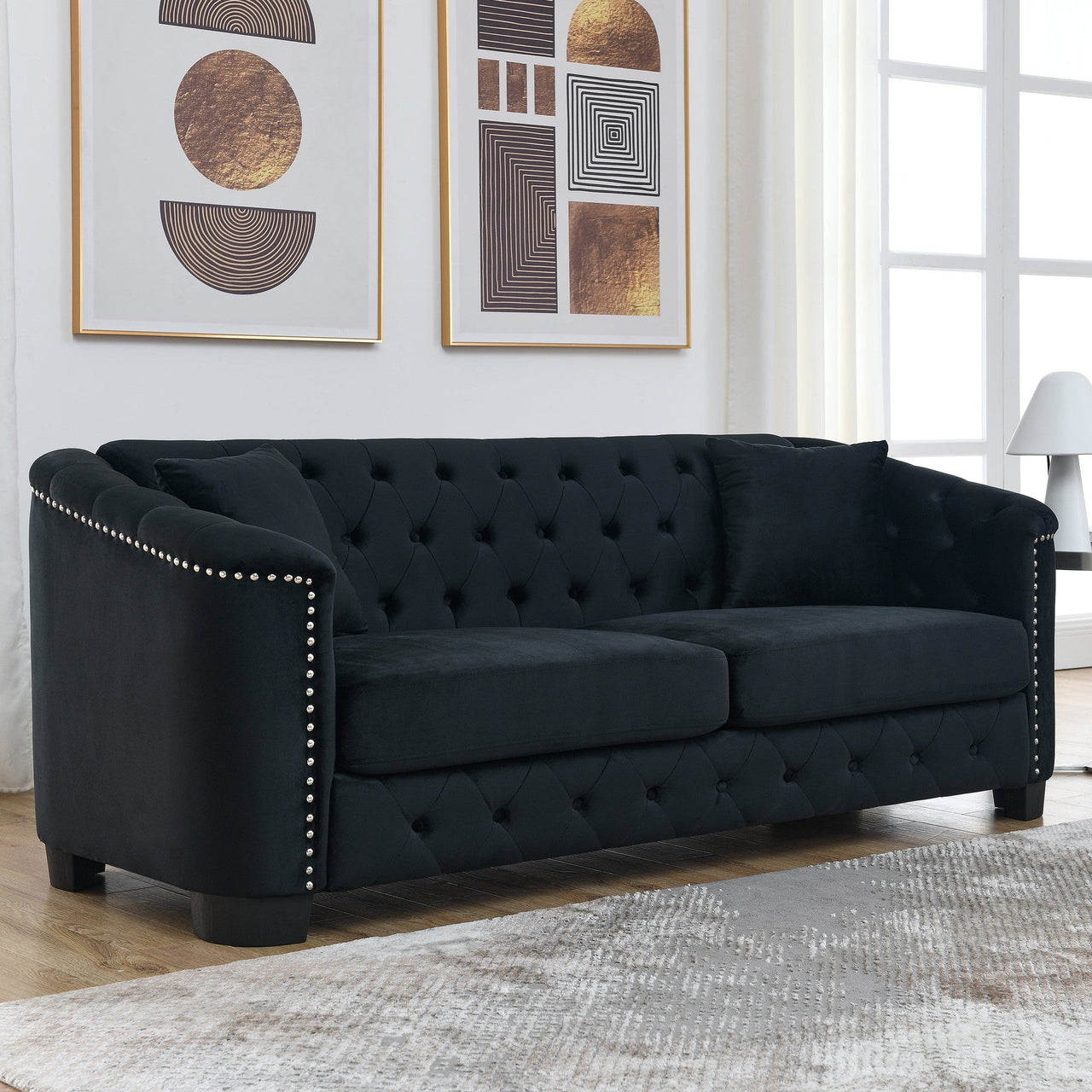 QUENTIN 3 Seater Chesterfield Sofa