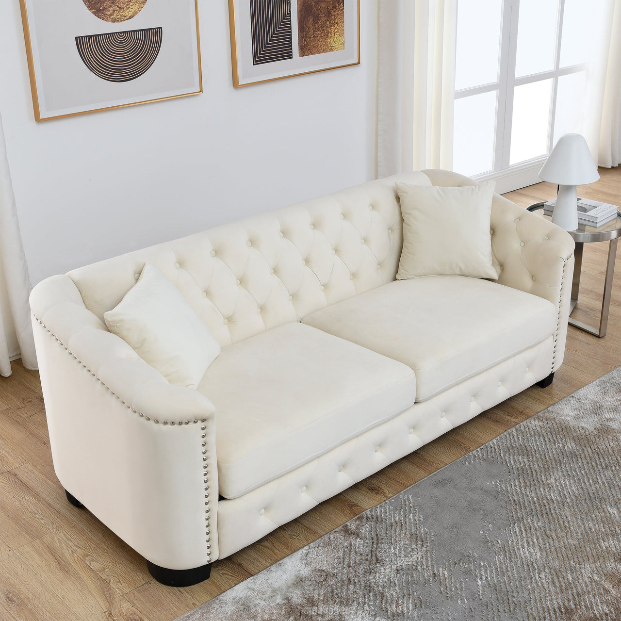 QUENTIN 3 Seater Chesterfield Sofa