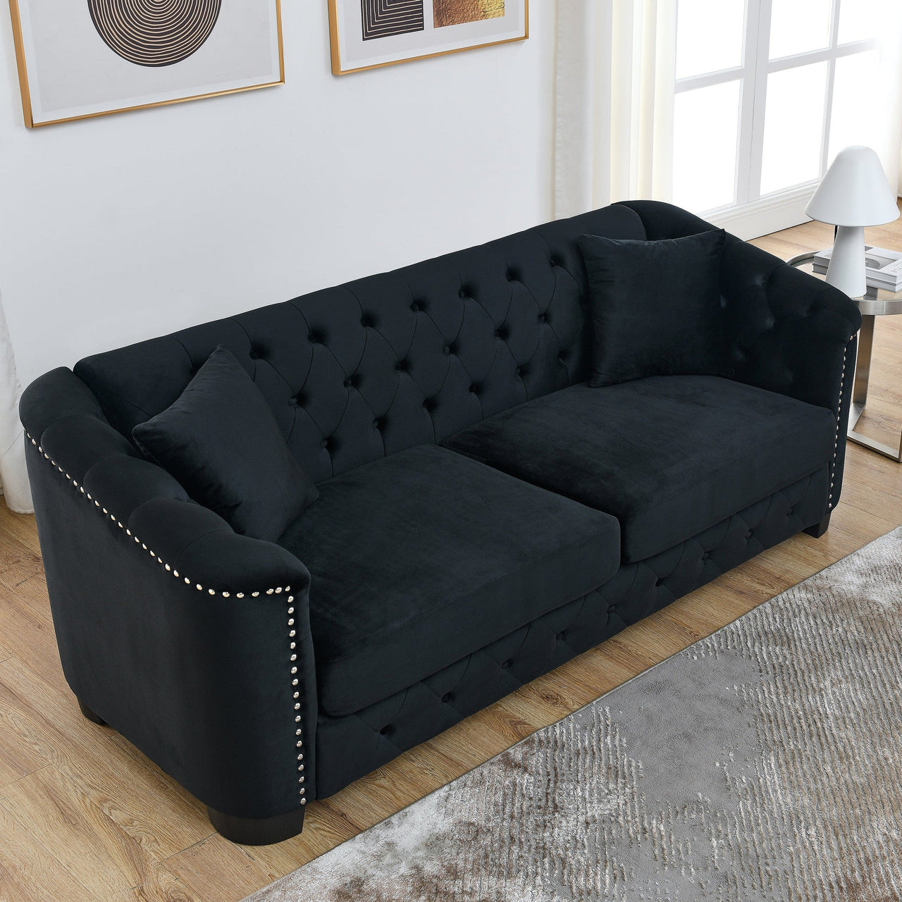 QUENTIN 3 Seater Chesterfield Sofa