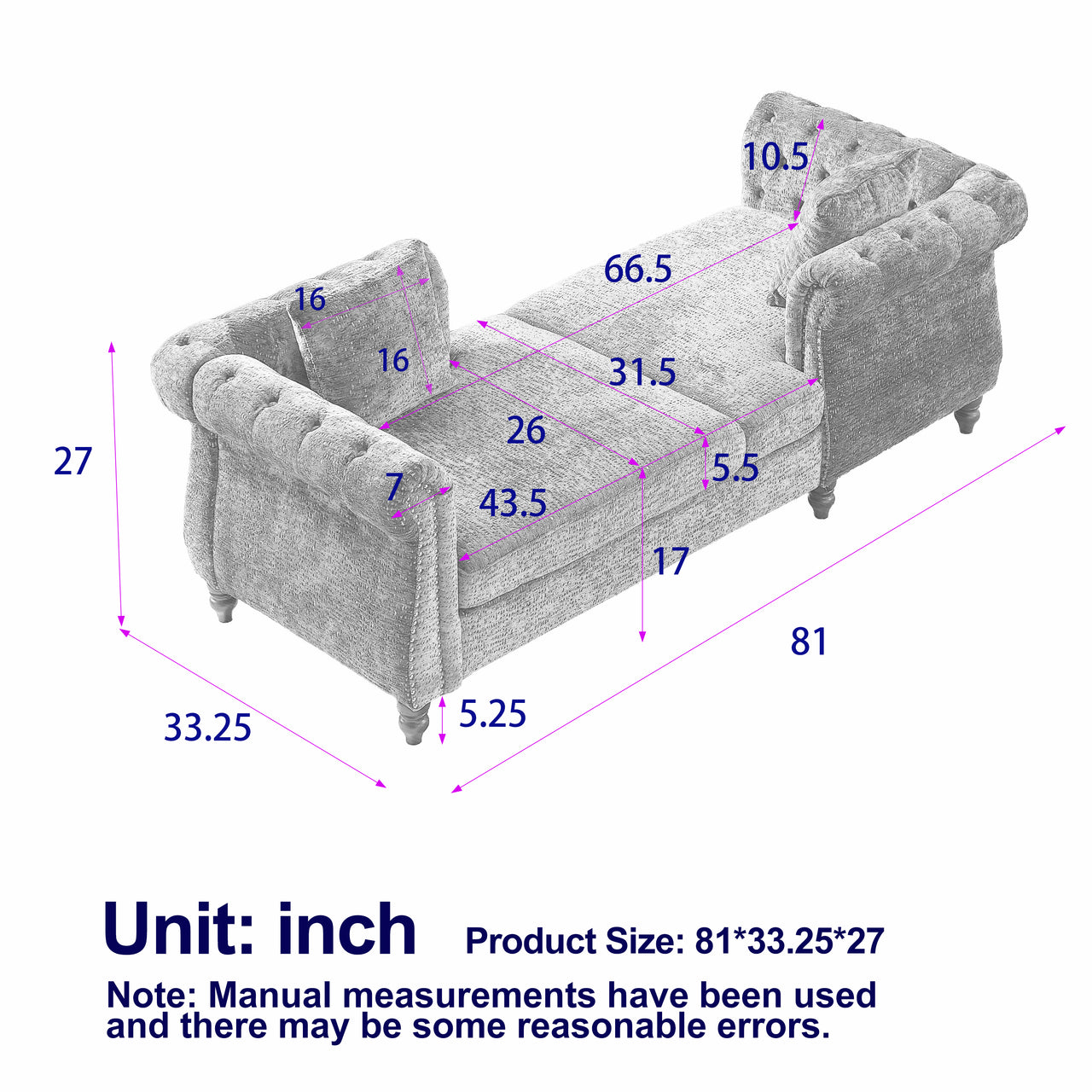 TABITHA 81" Face To Face Sofa