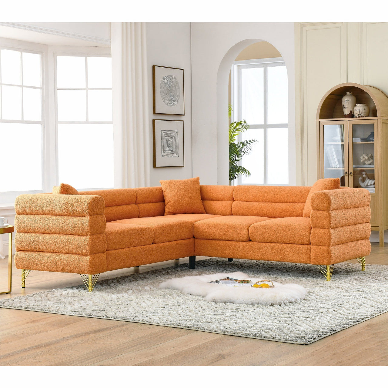 GAVIN 81" Oversized Corner Sofa