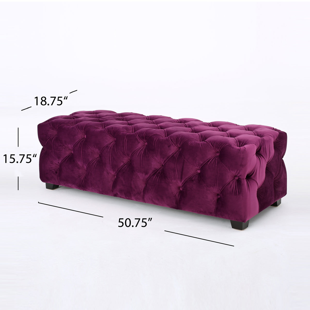 ZOVENTX 51" Ottoman