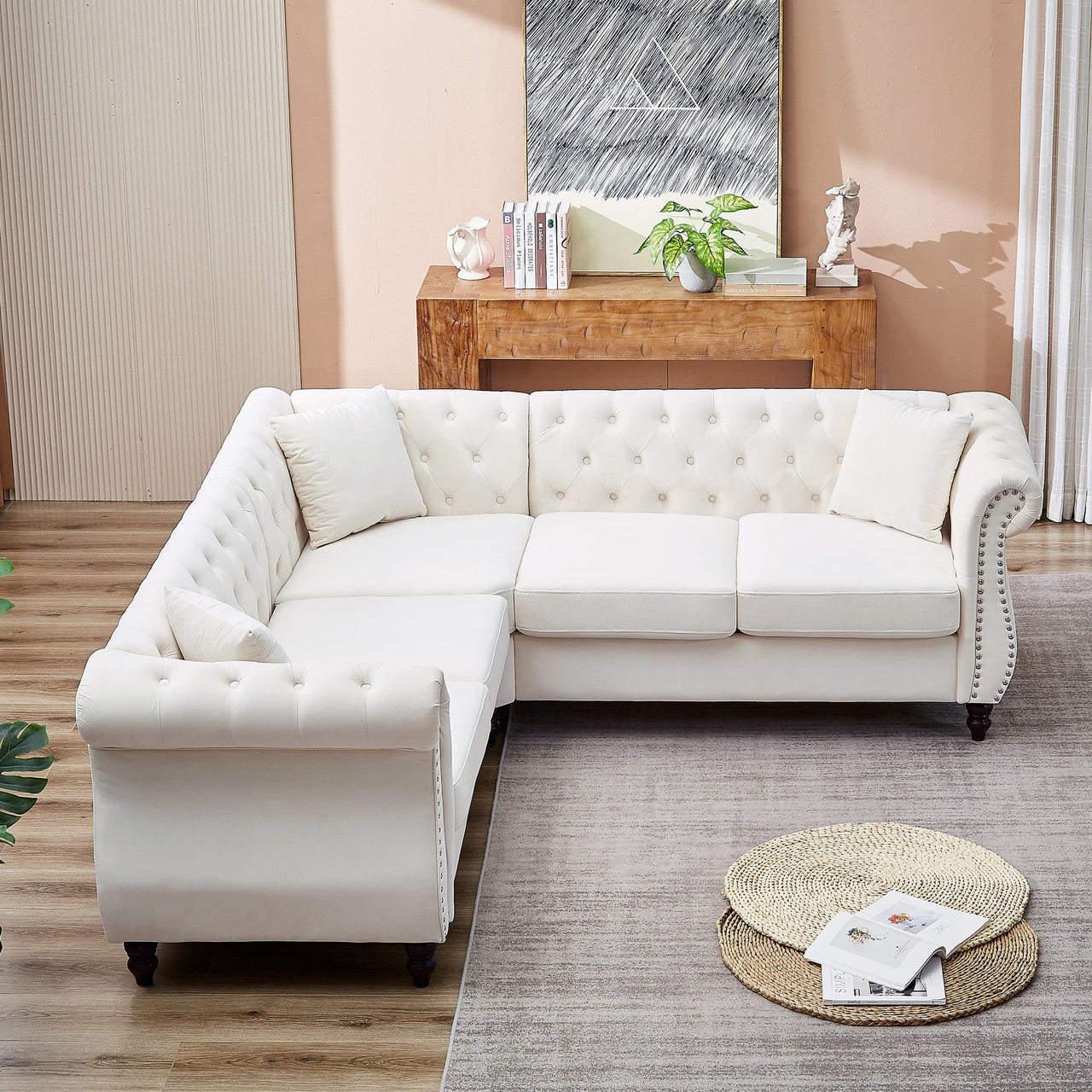 ROSALIND 83" Corner Sofa