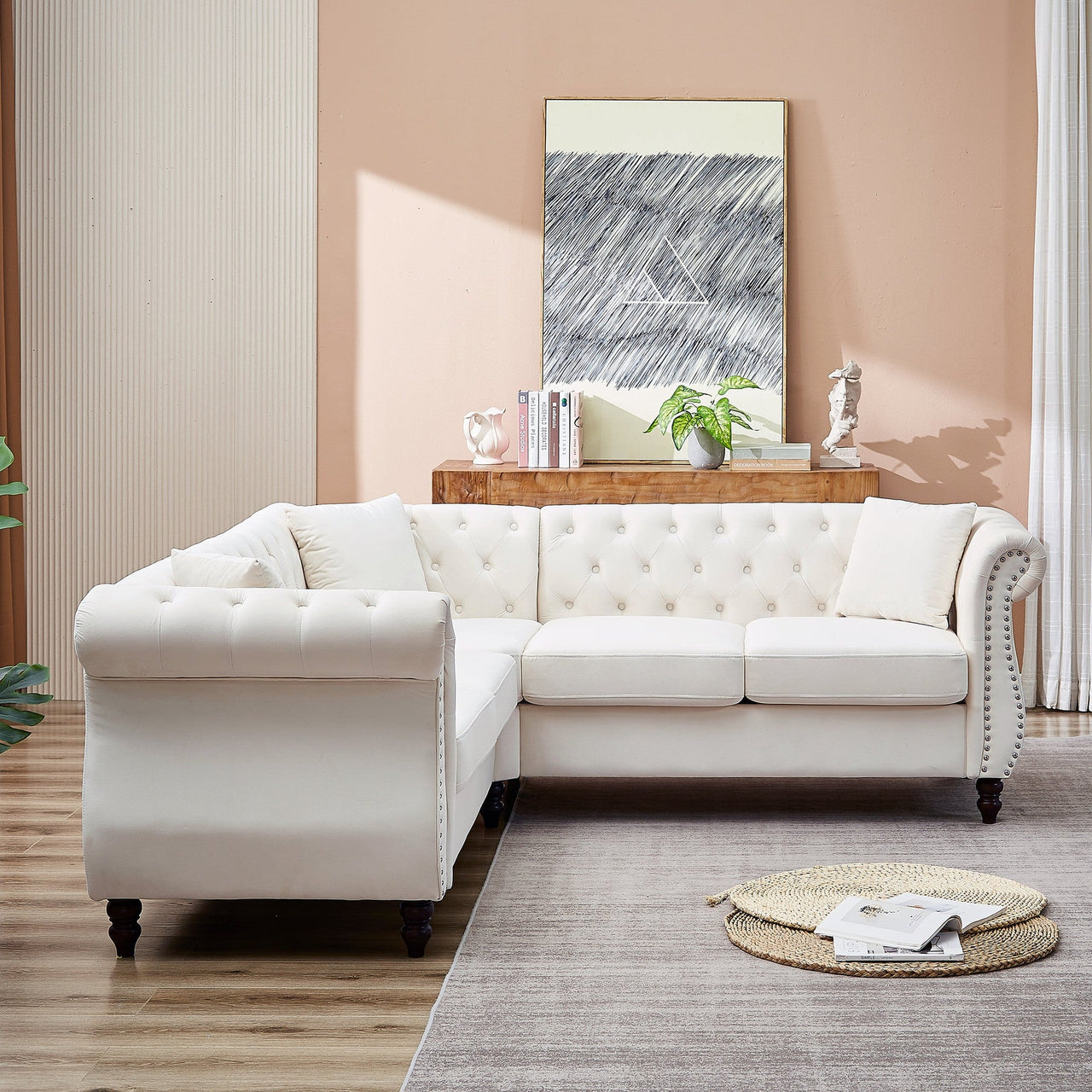 ROSALIND 83" Corner Sofa