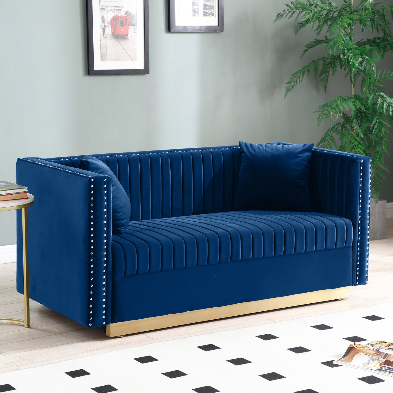 ZEPHYR Velvet Loveseat